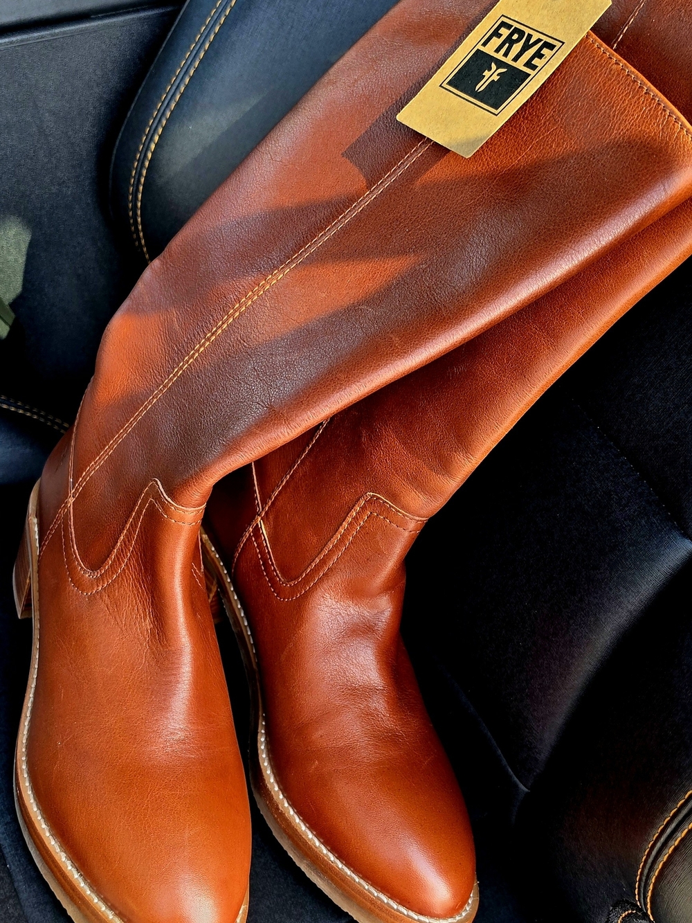 Frye Camryn Tall Pull On Leather Tall Pull-On Boots US 9.5 M NWT BRAND NEW